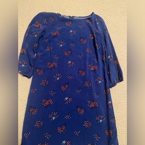 BLUE FLORAL DRESS SIZE XS